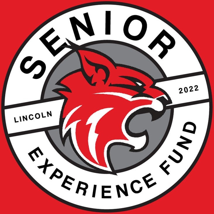 Lynx head on red background with Senior Experience Fund written across logo